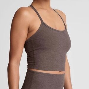 Spacedye Slim Racerback Cropped Tank TOP
